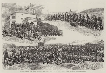 Schotten in den Kolonien, die Queensland Scottish Rifle Volunteers